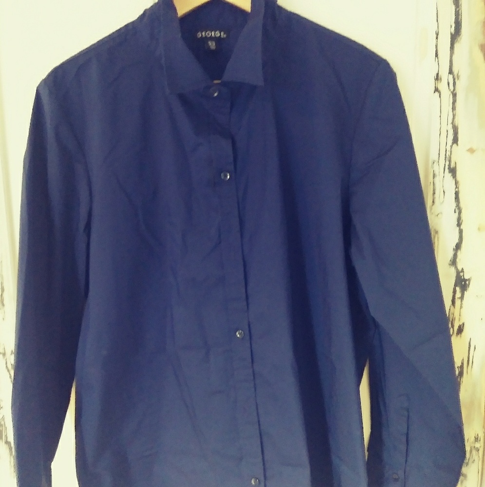 Navy blouse